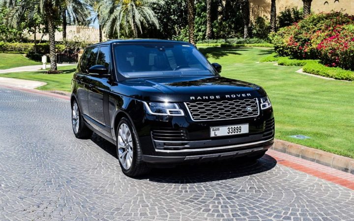 Range Rover Supercharged Black - For Rent Dubai